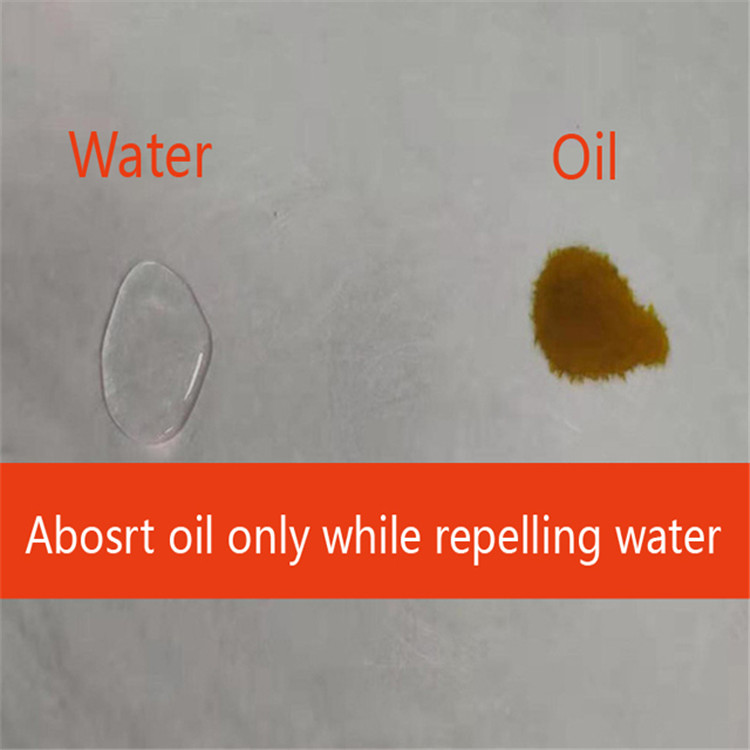 Fieltro absorbente de aceite de polipropileno ligero para embarcaciones