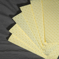 Estera absorbente de productos químicos laminada de muestras gratuitas para control de derrames de líquidos