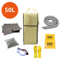 Lab 50l Universal Spill Kit para controlar la fuga de líquido