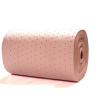 Rollo absorbente químico rosa de 40 cm * 50 m * 3 mm