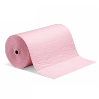Rollo absorbente químico rosa de 80 cm * 50 m * 3 mm